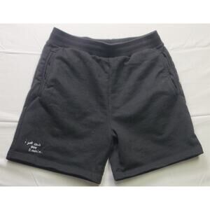 Women's Black Medium Fleece Shorts "I Just Can't Stop Finessin" Quote / Prints